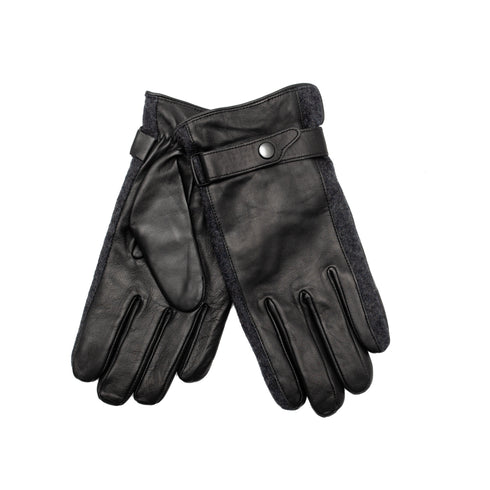 Δερμάτινα ανδρικά γάντια Guy Laroche 98951 μαύρο