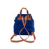 Δερμάτινο Σακίδιο πλάτης Τζούκας μπλε ρουά