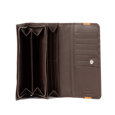 Δερμάτινο πορτοφόλι Guy Laroche 81311 καφέ