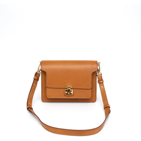 Τσάντα ώμου/χιαστί Δερμάτινη ταμπά