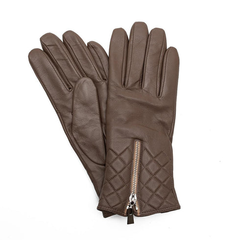 Δερμάτινα γυναικεία γάντια Guy Laroche 98865 πούρο