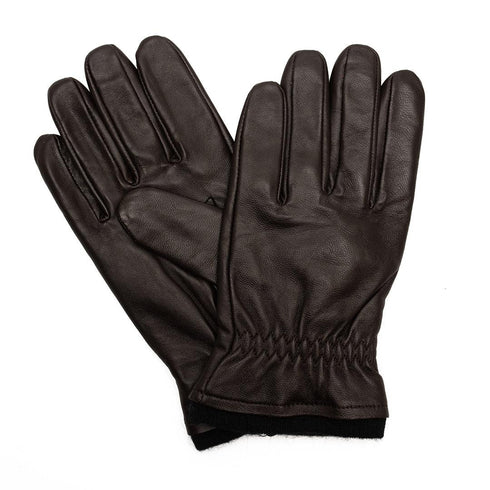 Δερμάτινα ανδρικά γάντια Guy Laroche 98960 καφέ