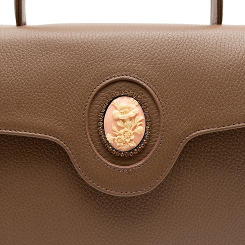 Χειροποίητη Τσάντα tote/χιαστί δερμάτινη Τζούκας πούρο