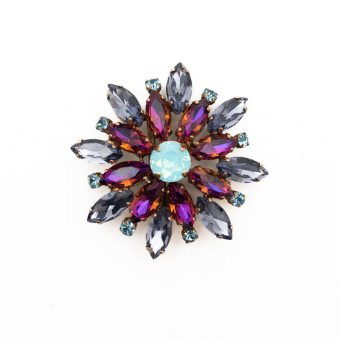 Καρφίτσα σε σχήμα μαργαρίτα Anastasia Dimitriadi Πολύχρωμη