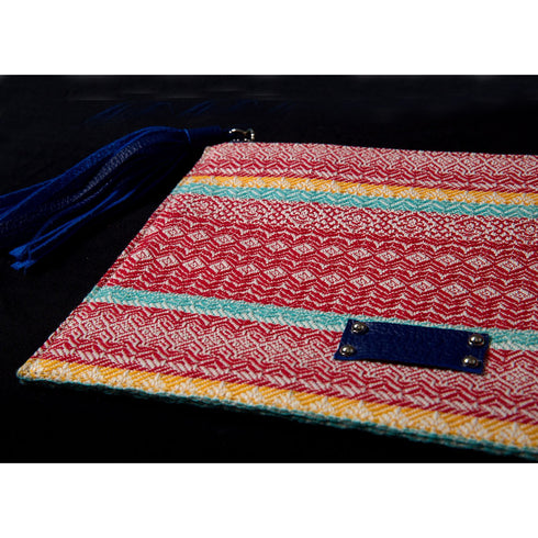 Τσαντάκι χειρός υφαντό κόκκινο